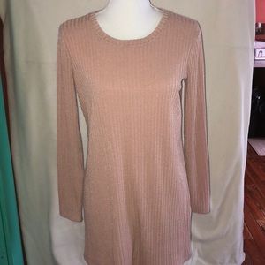 Pink long sleeve dress